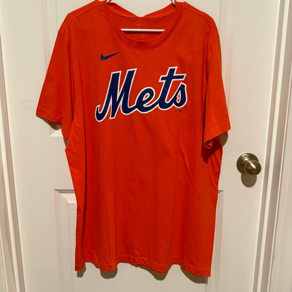 Nike New York Mets Jeff McNeil #1 T-Shirt Men’s XL Orange MLB NWT